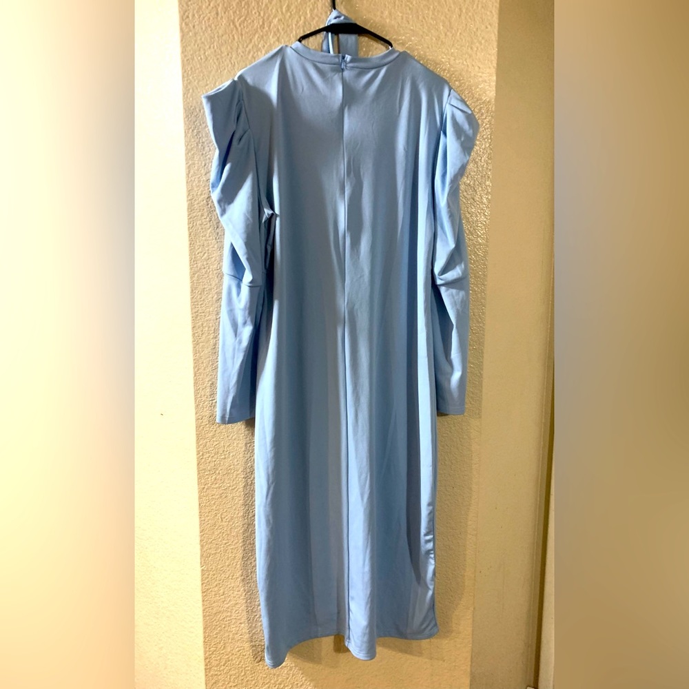 Baby blue dress